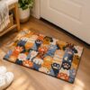 Cat Paw Print Doormat, Indoor Outdoor Non-Slip Entrance Mat (17x30 Inch)
