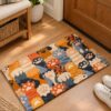 Cat Paw Print Doormat, Indoor Outdoor Non-Slip Entrance Mat (17x30 Inch)
