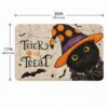 etsy-4595081782-04 Halloween Cat Witch Door Mat, Linen, Non-Slip, Washable (30x17 Inch)